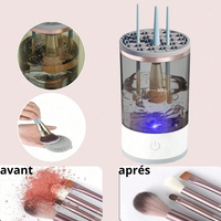 GlowDry-  La Révolution du Nettoyage de vos Pinceaux à maquillage